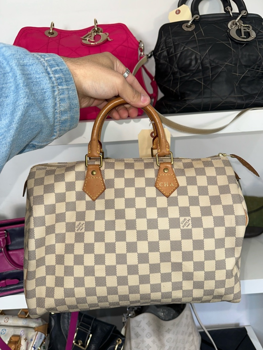 LV DAMIER AZUR SPEEDY - Picture 1 of 1